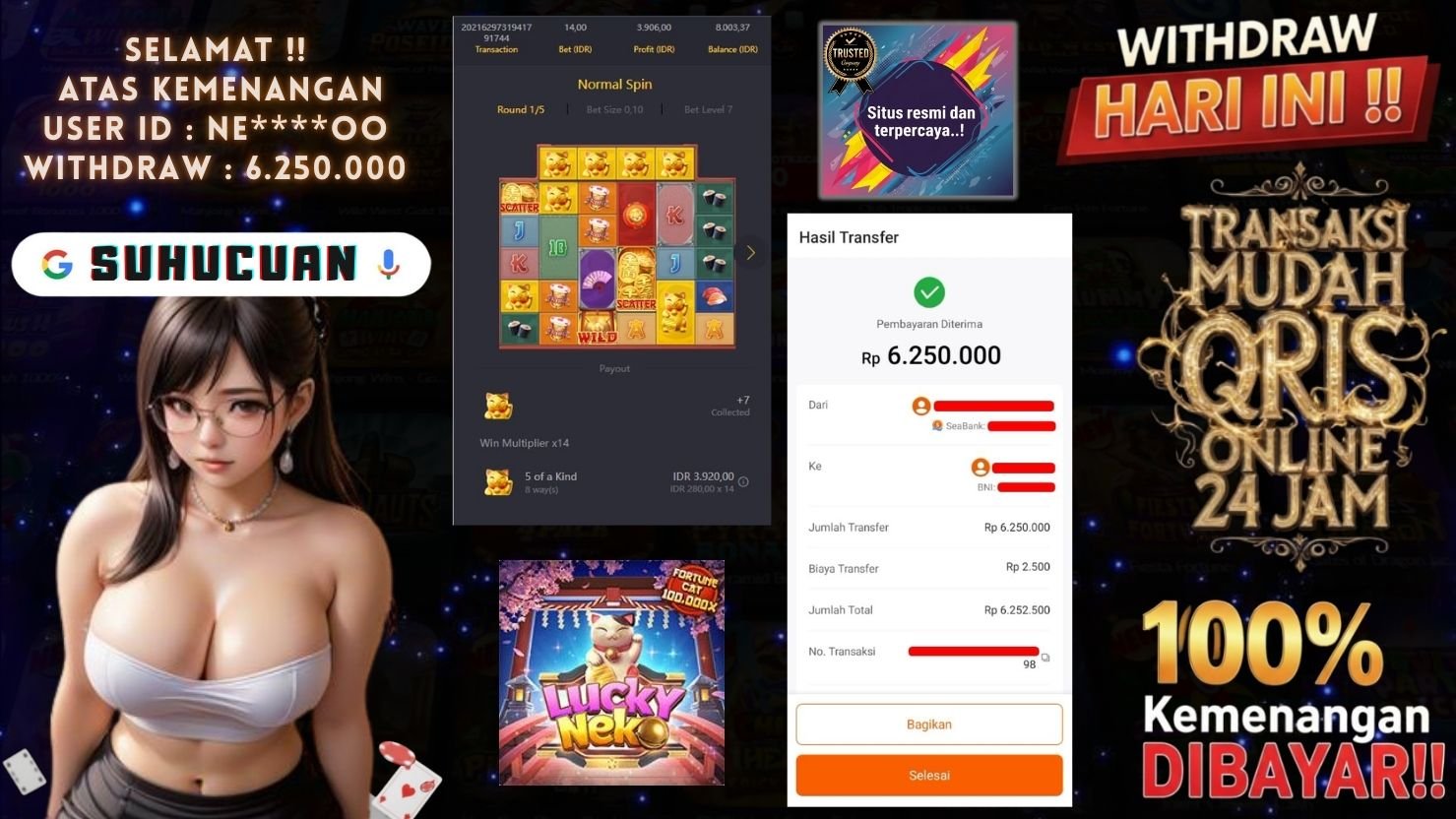 SUHUCUAN JACKPOT SLOT LUCKY NEKO